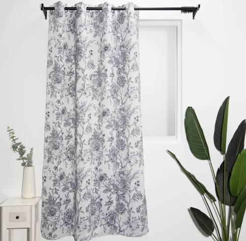 Elegant Floral Blackout Curtains | Light Blocking Curtains for Bedroom Living Room | Curtains Manufacturer