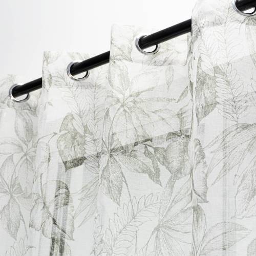 Elegant Botanical Semi-Sheer Curtains for Bedroom Living Room | Wholesale Curtains Supplier