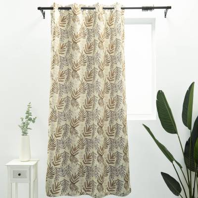 Leaves Print Blackout Curtains | Custom Curtains for Bedroom  Living Room | Curtain Manufacturer