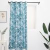 Leaves Printed Velvet Curtains | Room Darkening Curatins For Bedroom Living Rooms | Custom Curtain