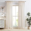 Champagne/ Gold Sheer Curtains for Living Room & Bedroom | Shinny Look luxurious Sheer Drapes