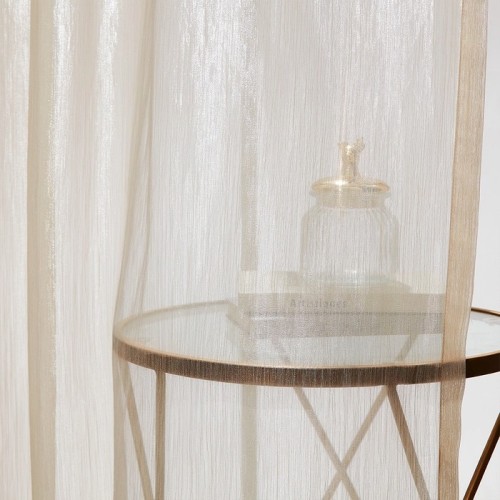 Champagne/ Gold Sheer Curtains for Living Room & Bedroom | Shinny Look luxurious Sheer Drapes