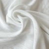 Crepe Texture Semi Sheer Curtains for Living Room | White Sheer Curtains | Sheer Drapery