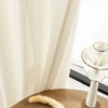 Beige Mesh Sheer Curtains for Living Room | Cozy Sheer Drapery for Bedroom