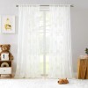 Cloud Pattern White Sheer Curtains for Children's Room | Cute Sheer Drapes for Girl & Boy's Room