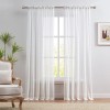 Leaves Pattern White Sheer Curtains for Living Room | Custom White Sheer Drapes for Bedroom