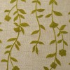 Green Leaves Embroidery Linen Look Blackout Curtains | Custom Curtain Supplier