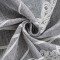 Gray Flowers Embroidery Sheer Curtains with Blackout Curtains | Double-Layer Custom Light Blocking Panels Drapery