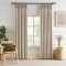 Solid Herringbone Texture Blackout Curtains | Chenille Custom Light Blocking Panels Drapery