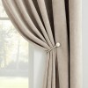 Solid Herringbone Texture Blackout Curtains | Chenille Custom Light Blocking Panels Drapery