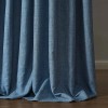 Solid Color Linen Texture Blackout Curtains for Living Room | Permanently Flame Resistant Curtains