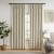 Modern Vertical Striped Texture Blackout Curtains for Living Room & Bedroom | Light Blocking Draperys