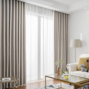 Faux Linen Curtains Bedroom | Modern Style Blackout Draperys | Linen Blackout Drapes