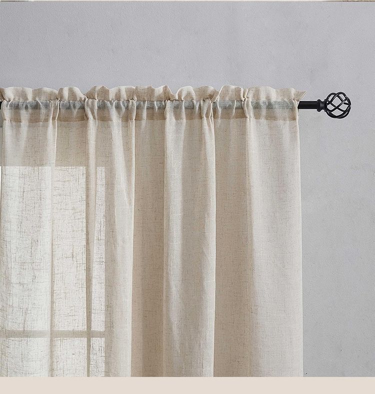 linen curtains