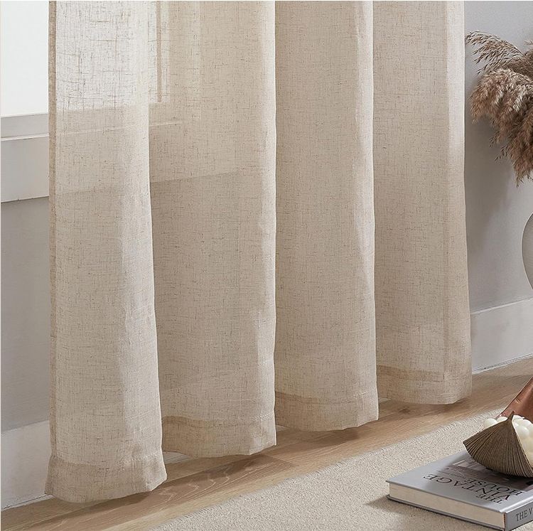 linen curtains