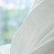 Elegant White Sheer Curtains with Subtle Linear Texture | Sheer Drapery for Living Room & Bedroom