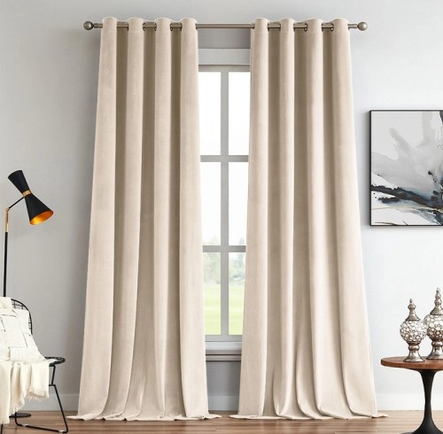 Premium Velvet Blackout Curtains | Soft Velvet Curtains for Ve