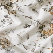 Elegant Floral Pattern Printed Blackout Curtains | Light-Filtering Drapes for Bedroom & Living Room