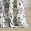 Classic Vintage Floral Blackout Curtains | Printed Light-Filtering Curtains for Bedroom & Living Room