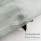 Green Sheer Embroidered Drapes | Leaf Pattern Faux Linen Sheer Curtains | Drapes for Bedroom Living Room