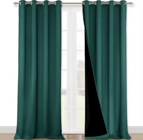 Full Blackout Curtains for Living Room | Wholesale Custom Solid Color Window Curtains Drapes for Bedroom
