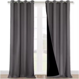 Full Blackout Curtains for Living Room | Wholesale Custom Solid Color Window Curtains Drapes for Bedroom