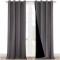 Full Blackout Curtains for Living Room | Wholesale Custom Solid Color Window Curtains Drapes for Bedroom