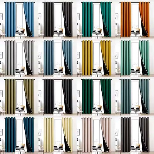 Blackout Curtains for the Living Room | Wholesale Custom Solid Color Window Curtains Drapes for Bedroom