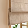 Cordless Roman Shades for Windows | Room Darkening Shades | Linen Style Privacy & Light Filtering Window Shades