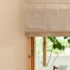 Cordless Roman Shades for Windows | Room Darkening Shades | Linen Style Privacy & Light Filtering Window Shades