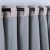 100% Blackout Curtains for Bedroom | Faux Linen Curtains with Gray Back Coating | Back Tap Blackout Drapes