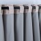 100% Blackout Curtains for Bedroom | Faux Linen Curtains with Gray Back Coating | Back Tap Blackout Drapes
