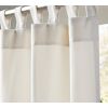 Tab Top Outdoor Curtains for Porch| Windproof Weatherproof Curtain for Cabana, Pergola and Gazebo