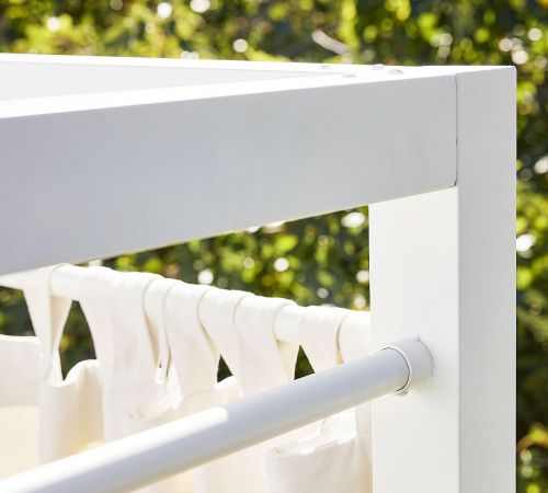 Tab Top Outdoor Curtains | Windproof Weatherproof Curtain for Cabana, Porch, Pergola and Gazebo