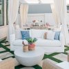 Tab Top Outdoor Curtains for Porch| Windproof Weatherproof Curtain for Cabana, Pergola and Gazebo
