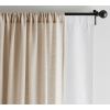 White Blackout Curtain Liners for Sheer Curtains | Noise Reducing Light Blocking Liner for Drapes | Wholesale Factory