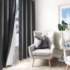 Thick Cotton-Padded Thermal Insulated Curtain for Winter & Cold Climates | Outdoor Windproof Blackout Door Curtains