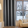 Thick Cotton-Padded Thermal Insulated Curtain for Winter & Cold Climates | Outdoor Windproof Blackout Door Curtains