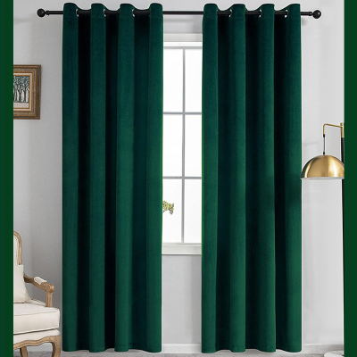 High Gram Velvet Curtains For Bedroom Light Blocking Drapes Panels | Custom Curtain | Hot Sale