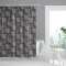 Black Shower Curtain Bathroom | Stain-Resistant Mildew-Resistant Waterproof Shower Curtain | Custom