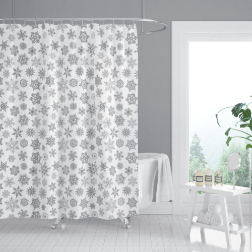 Black Shower Curtain for Bathroom | Stain-Resistant Mildew-Resistant Waterproof Shower Curtain Wholesaler