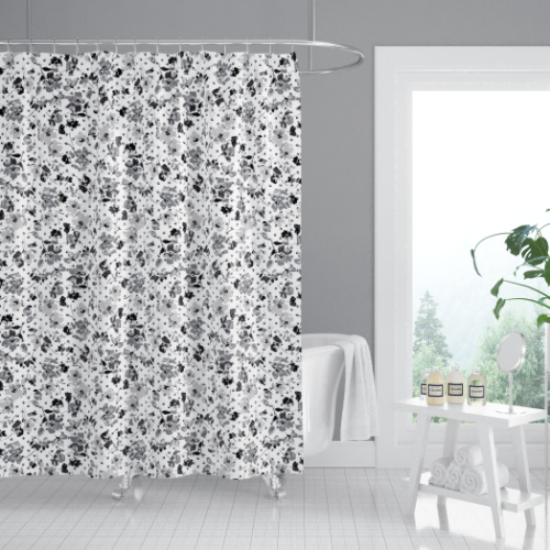 Black Shower Curtain for Bathroom | Stain-Resistant Mildew-Resistant Waterproof Shower Curtain Wholesaler