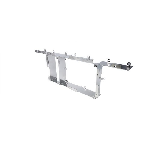 Custom Metal Shielding Frame Stamping in SPCC Material with Tin Plating for Optical Fiber Signal Communication - OEM & ODM Services Available for Wholesale Clients