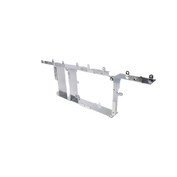 Custom Metal Shielding Frame Stamping in SPCC Material with Tin Plating for Optical Fiber Signal Communication - OEM & ODM Services Available for Wholesale Clients