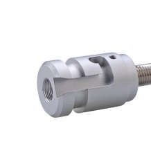 Custom CNC Turning and Milling Parts in 6063 Aluminum with Bead Blasting & Silver Anodizing - OEM/ODM Services for Wholesalers and Importers