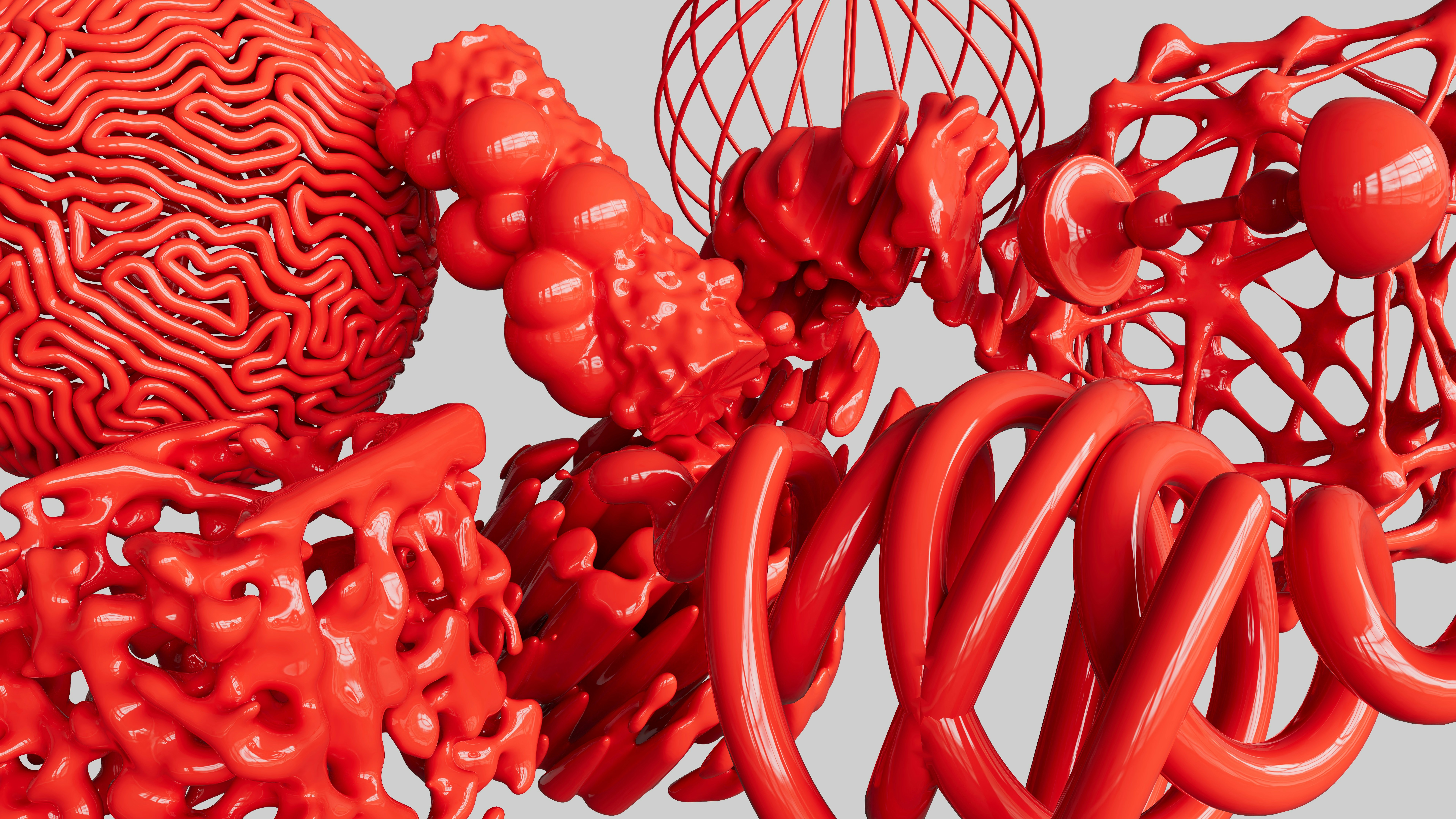 An intricate, 3D printed gear system made from POM filament
