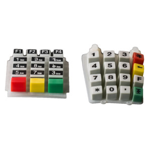 Custom Silicone Rubber Conductive Keypad | Backlit & Waterproof IP68