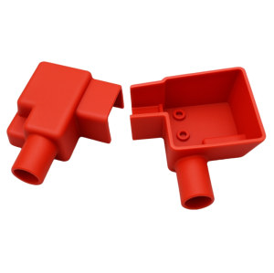 Silicone Battery Terminal Cover | Right Angle Protective Boot | OEM/ODM