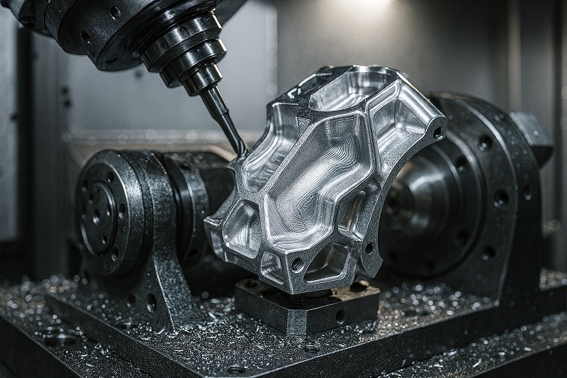 CNC rapid prototyping of precision machined custom part