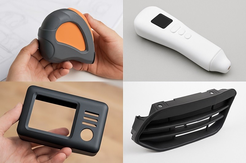 On-demand manufacturing process for low-volume custom injected parts